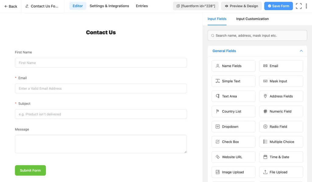 WP Fluent Forms