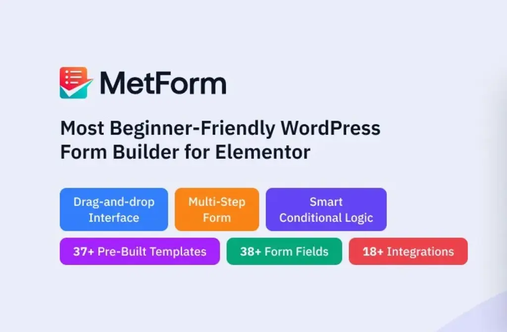 MetForm - Create professionally Designed Website Forms