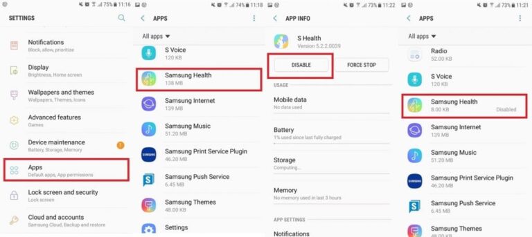 remove unused app android