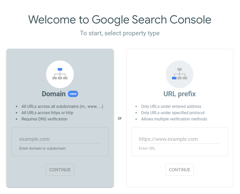 google search console