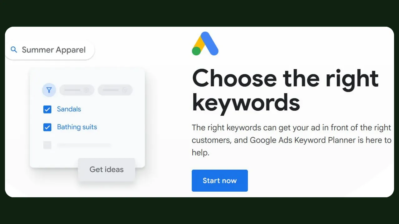Focus on Keyword Google Keyword Planner Top Headline