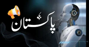 AI voice generators for Urdu 2025 – freelancer using laptop and microphone to create Urdu podcast or YouTube voiceover in Pakistan."