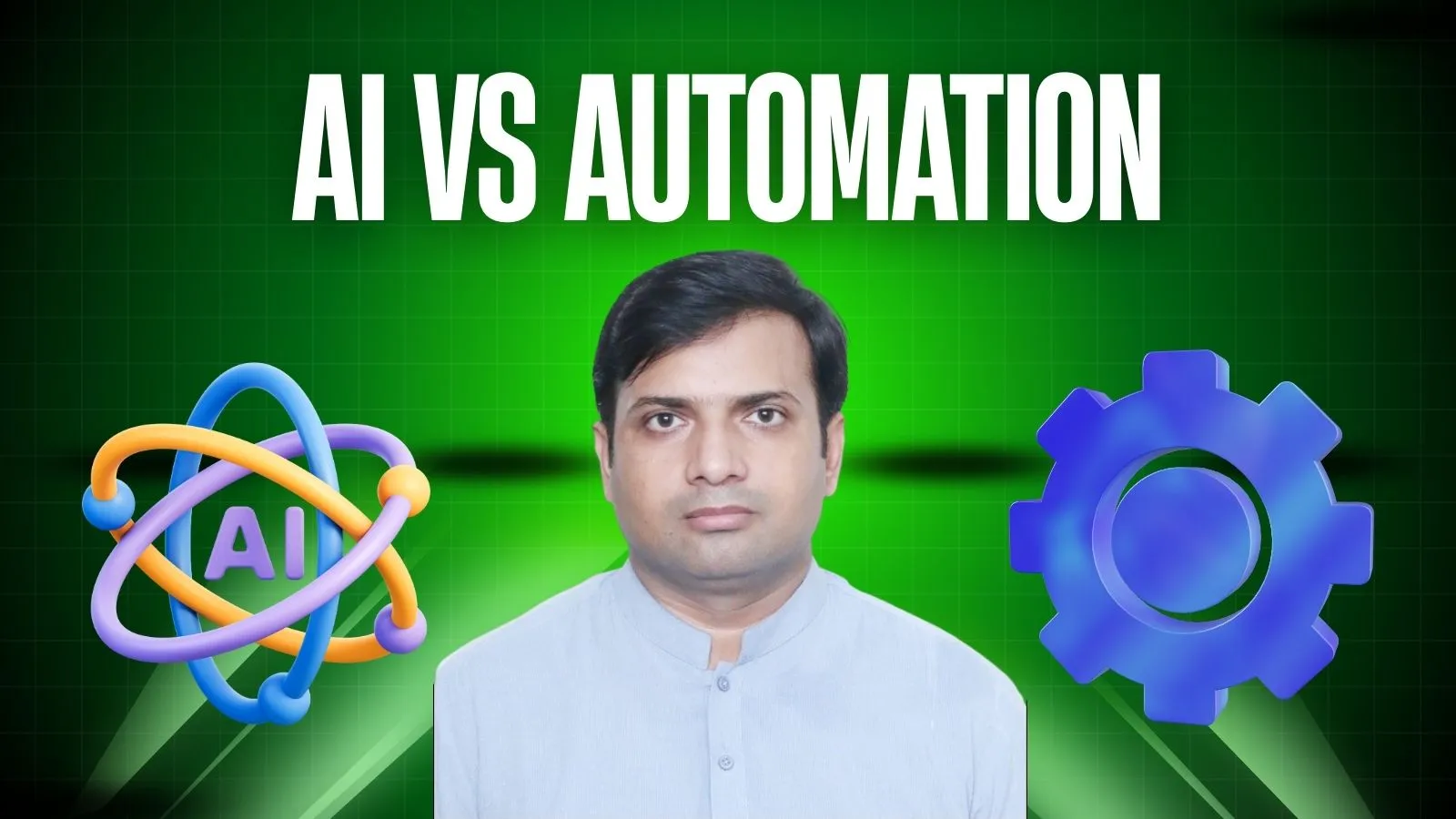 AI vs automation explained with real-world examples showing how artificial intelligence differs from automated systems