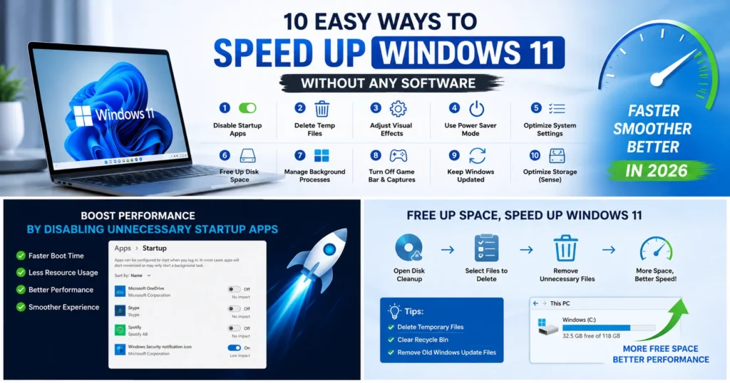 Fix Slow windows 11 - 10 Proven Tweaks That Actually Work in 2026