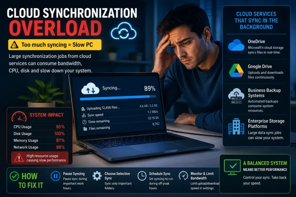 cloud synchronization overload and how to fix it