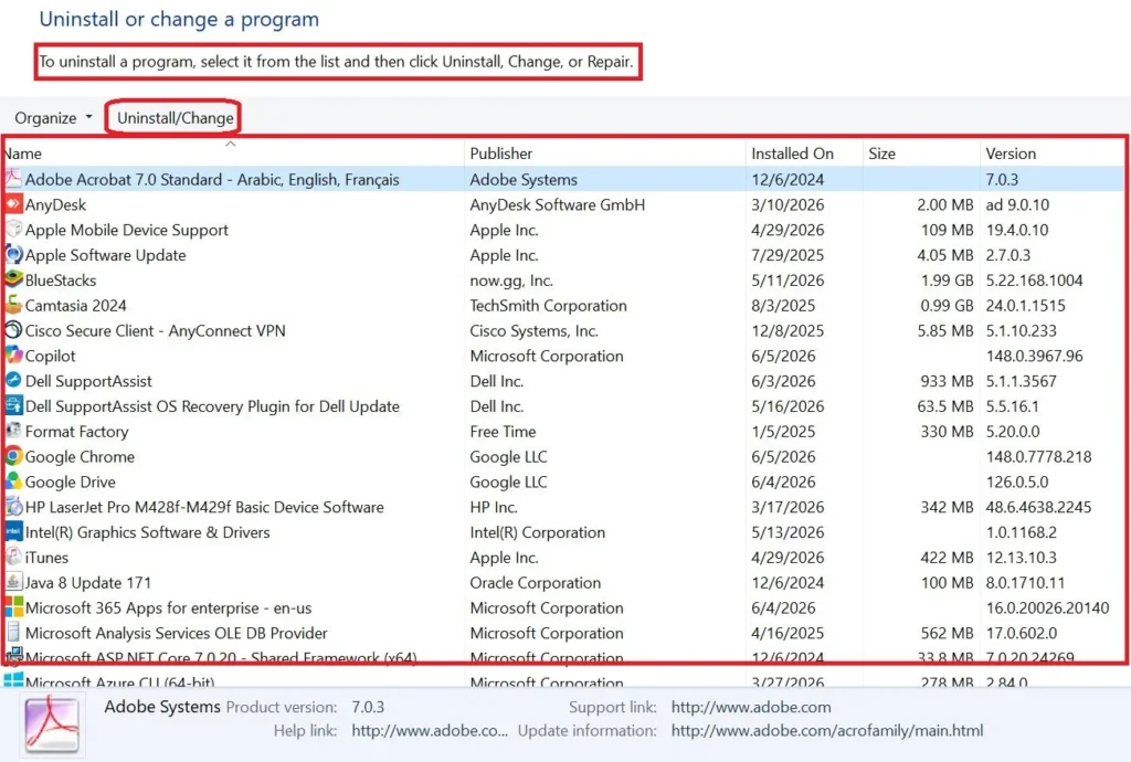 how to uninstall programs and application in windows